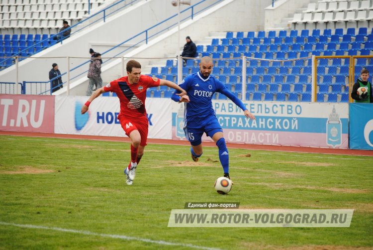 "Ротор Волгоград" - "Енисей" 1-0