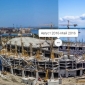 прогресс строительства с мая по август 2016