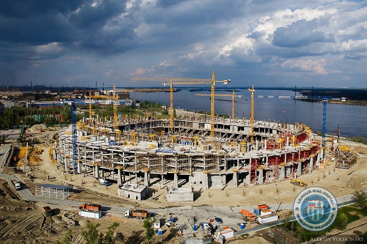 Volgograd Arena construction. May 2016