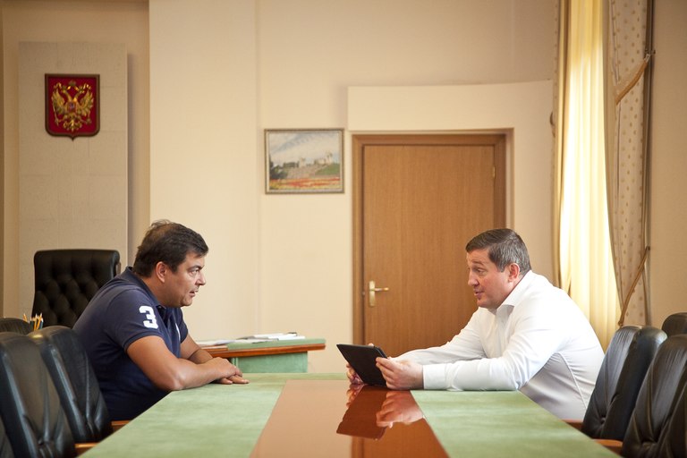 Андрей Бочаров провел рабочую встречу с руководством компании «Стройтрансгаз»