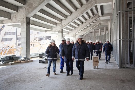 В Волгоградской области на стадионе к ЧМ-2018 построена эстакада в секторе «А»
