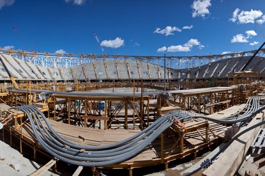 В Волгоградской области на стадионе к ЧМ-2018 построена эстакада в секторе «А»