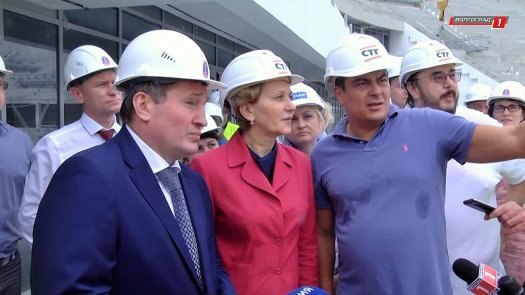Строительство "Волгоград - Арена" идет по графику