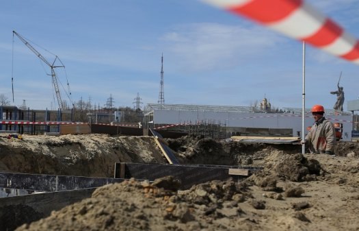 Блиндаж с останками красноармейцев обнаружен при строительстве стадиона в Волгограде. ВИДЕО.