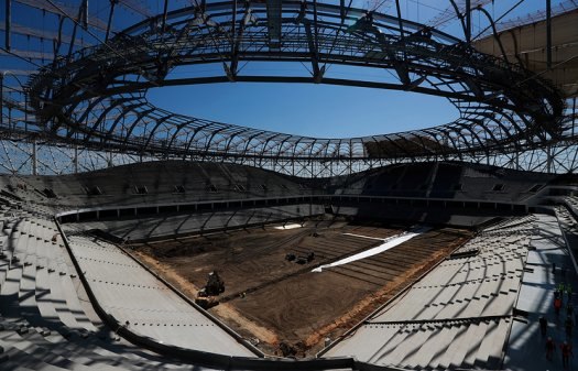 Готовность стадиона ЧМ-2018 в Волгограде составляет 72-76%