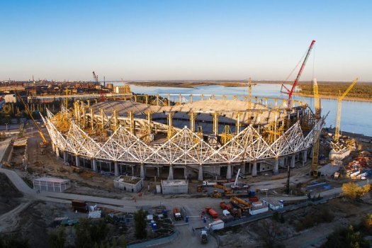 Пять малоизвестных фактов о строительстве стадиона «Волгоград Арена» 