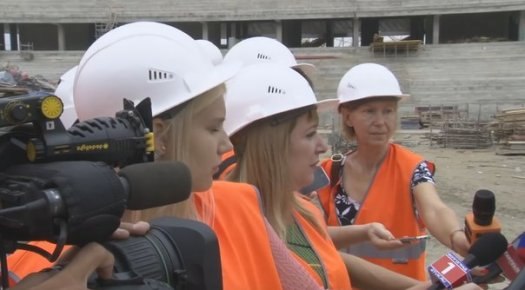 Журналистов впервые впустили в «сердце» стадиона «Волгоград Арена»